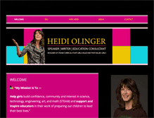 Tablet Screenshot of heidiolinger.com